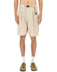 Undercover - Linen Shorts - Lyst