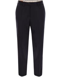 PT Torino - The Rebel Wool And Cashmere Trousers - Lyst