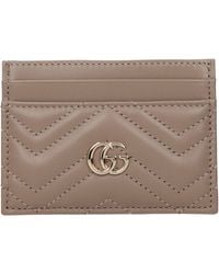 Gucci - Leather Document Holder/Taupe - Lyst