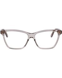 Bottega Veneta - Transparent Recycled Acetate Glasses - Lyst