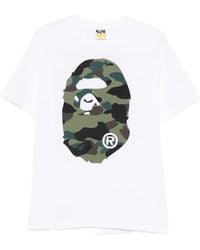 A Bathing Ape - 1 St Camo Big Ape Head Tee M - Lyst