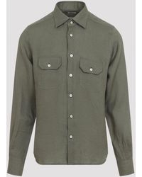 Kiton - Linen Shirt - Lyst