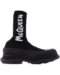 McQueen - Sock Boots - Lyst