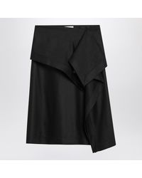 Ferragamo - Asymmetric Skirt With Basque - Lyst
