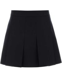 A.P.C. - Twill Jupe Mini Skirt - Lyst