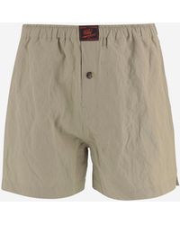 Willy Chavarria - Cotton Blend Shorts With A Crinkled Texture - Lyst