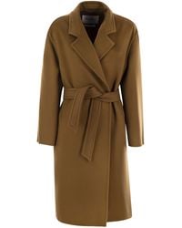 Max Mara - Melinda Cashmere Midi Mantel mit Gürtel - Lyst