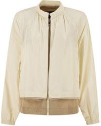 Fabiana Filippi - Leichte Jacke mit kontrastierenden Einsätzen - Lyst