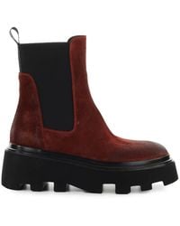 Elena Iachi - Suede Chelsea Boot - Lyst