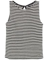 Emporio Armani - Striped Cotton Tank Top - Lyst