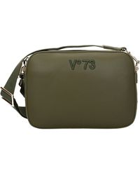 V73 - V ° 73 Schoudertassen Vrouwen Eco Leer Groen/groen Militair - Lyst