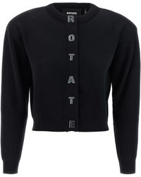 ROTATE BIRGER CHRISTENSEN - Rotar Birger Christensen Cárdigan de "tejido firme" - Lyst