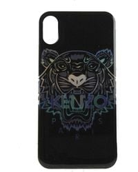 KENZO - Iphone -poort Iphone X/xs Mannen Plastic Zwart/multicolor - Lyst