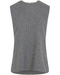 Carven - Sleeveless Shift Top - Lyst