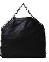 Stella McCartney - Stella Mc Cartney Black Polyester Falabella 3 Sac à main - Lyst