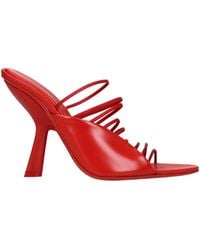 Ferragamo - Sandals/Flame Leather - Lyst