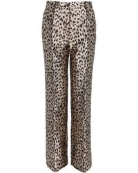 P.A.R.O.S.H. - P. A.R. O.S. H. -Textured Metallic Blend Pants - Lyst