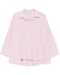 White Sand - Striped Cotton Shirt - Lyst
