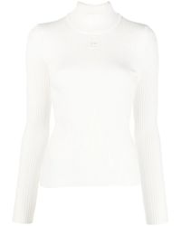 Courreges - Reedition Knit Ls Jumper - Lyst