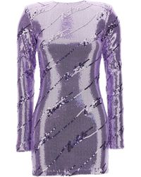 ROTATE BIRGER CHRISTENSEN - Roteer Birger Christensen Pailletten Mini -jurk - Lyst