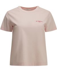 Givenchy - Crewneck T-Shirt With Logo - Lyst