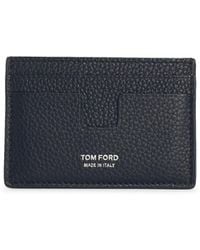 Tom Ford - Black Lear Kartenetui - Lyst