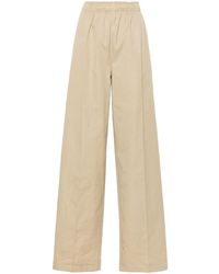 Prada - Broek Met Wijde Pijpen - Lyst