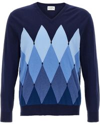 Ballantyne - Argyle Sweaters And Cardigans - Lyst