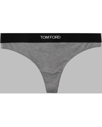 Tom Ford - Logo Waistband Thong - Lyst