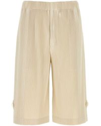 Homme Plissé Issey Miyake - Relaxed Bermuda Shorts - Lyst