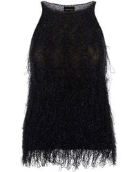 Giorgio Armani - Embellished Nylon Bend Top - Lyst