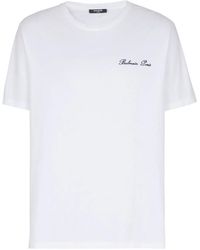 Balmain - Signature T Shirt - Lyst