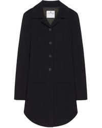Courreges - Circle Heritage Crepe Coat Clothing - Lyst