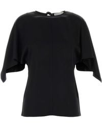 Stella McCartney - Solid Round Neck Top - Lyst