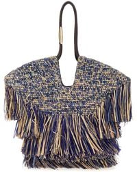 Zimmermann - Raffia Medium Goldentime Shopping Bag - Lyst