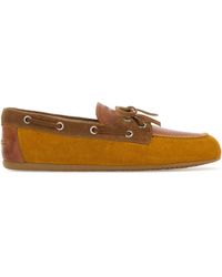 Miu Miu - Logo Loafers - Lyst