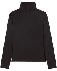 Courreges - Off-Shoulder Satin Top - Lyst