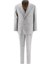 Brunello Cucinelli - Linen Suit - Lyst