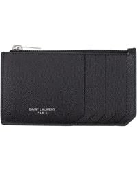 Saint Laurent - Wallet With Skin - Lyst