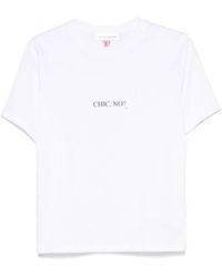 Victoria Beckham - T-Shirt Van Biologisch Katoen - Lyst