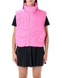 Nike - Chaleco Acolchado Con Cremallera - Lyst