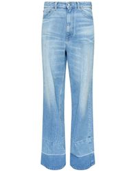 MM6 by Maison Margiela - Denim Cotton Jeans - Lyst