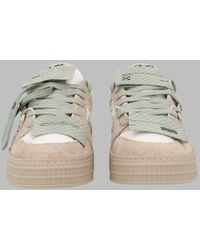 Off-White c/o Virgil Abloh - Multicolour Suede-Blend Low-Top Sneakers - Lyst