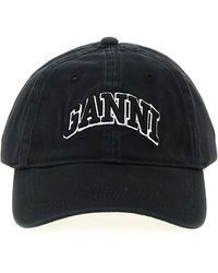 Ganni - Canvas Cap - Lyst