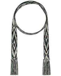 Pierre Louis Mascia - Printed Silk Belt - Lyst