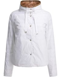 Herno - Plumífero corto reversible - Lyst