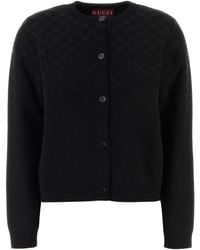 Gucci - Wool Blend Cardigan - Lyst