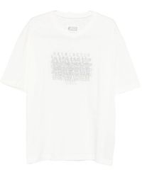 Maison Margiela - Logo Cotton T Shirt - Lyst