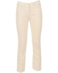 Aspesi - High-Waisted Straight-Leg Pants With Belt Loops - Lyst