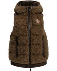 Moncler - Sleeveless Teddy Jacket - Lyst